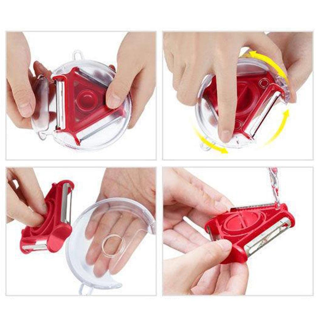 2774A 3 in 1 Multi Function Three Use Rotary Hanging Round Planer Peeler and Cutter Vegetable Slicer Kitchen Tools Kitchen Gadgets 2774A 3 in 1 Multi Function Three Use Rotary Hanging Round Planer Peeler and Cutter Vegetable Slicer Kitchen Tools Kitchen Gadgets